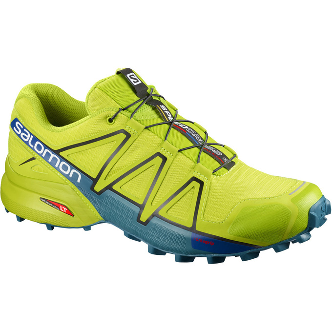 Chaussures De Trail Running Salomon Homme Jaune - Salomon SPEEDCROSS 4 - France (0398-WNBOX)